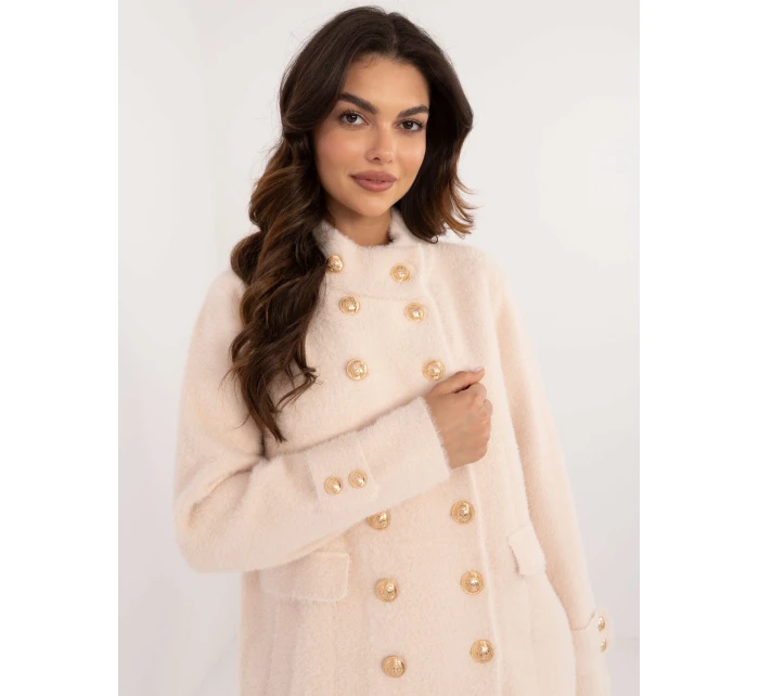 Kabát MBM PL 4033.13X svetlo béžový