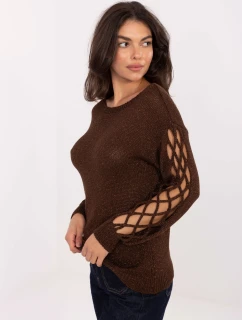 Sweter MI SW model 21334731 ciemny brązowy - FPrice