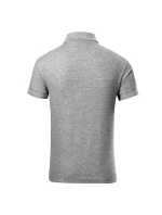 Pique Polo Free polokošile dětská tmavě šedý melír