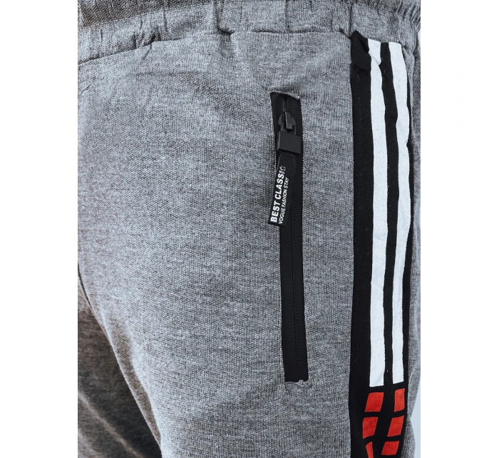 FashionStreet pánske svetlosivé tepláky UX4272