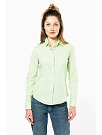K 549 Popelínová halenka s dlouhým rukávem wine model 22510325 - Kariban K 549 Popelínová halenka s dlouhým rukávem wine model 22510325 - Kariban
