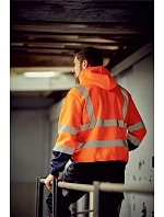 05 HiVis mikina s kapucí hi vis yellow model 22501829 - Yoko