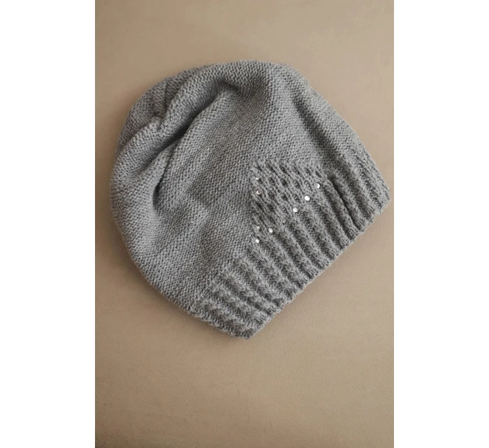 Čepice s rolováním Magda K293 camel