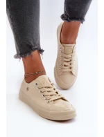 Klasické Dámské Tenisky Big Star model 21654926 Bežové - Big Star Shoes