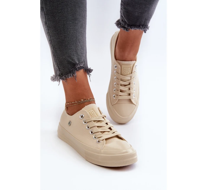 Klasické Dámské Tenisky Big Star model 21654926 Bežové - Big Star Shoes