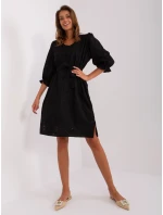 LK SK 509382 šaty.73P čierna