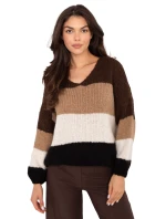 Jumper MI SW 0409.85 hnedý Jumper MI SW 0409.85 hnedý