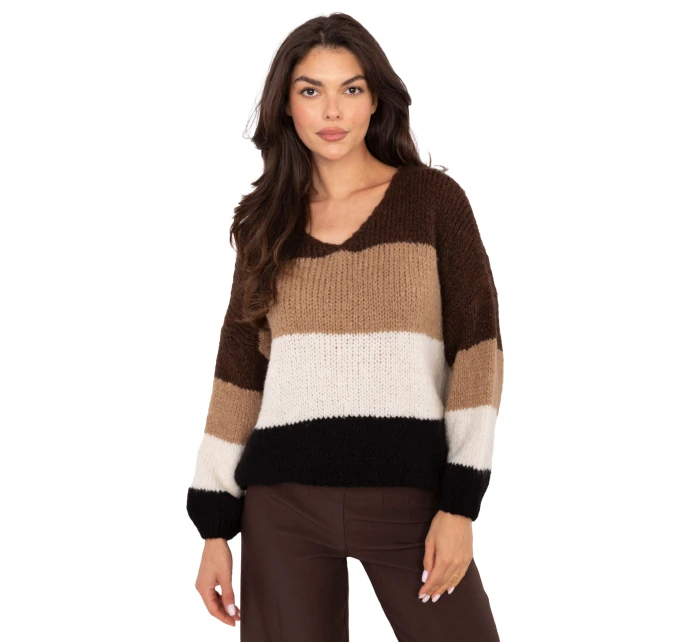 Jumper MI SW 0409.85 hnedý Jumper MI SW 0409.85 hnedý