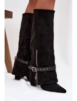 Topánky na podpätku model 217211 Krok vo veľkom štýle