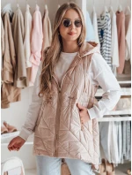 Dámska prechodná prešívaná vesta OLINVIA ružová FashionStreet TY4885 Dámska prechodná prešívaná vesta OLINVIA ružová FashionStreet TY4885