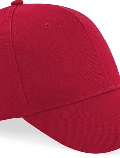 Beechfield B 18 6-panelová čiapka s kšiltom „Ultimate“ 53.0018 classic red