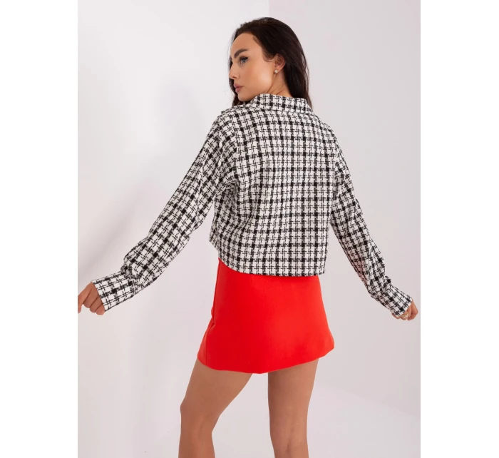 Bunda LK KR 509432.27 čiernobielych Bunda LK KR 509432.27 čiernobielych