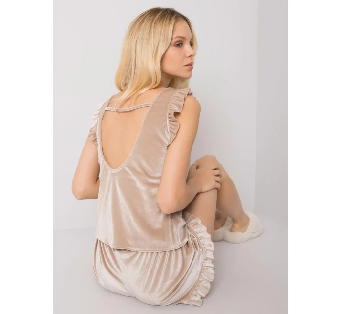 Pyžamo RV PI model 16719704 béžová - FPrice Pyžamo RV PI model 16719704 béžová - FPrice