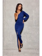 Dlouhé šaty model 20878290 modré - Roco Fashion Dlouhé šaty model 20878290 modré - Roco Fashion