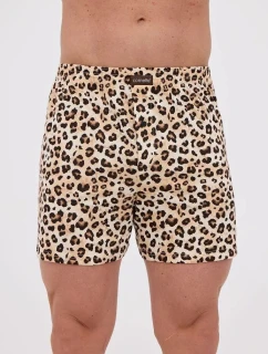 Dámske klasické boxerky 001/181 Hnedo-béžový vzor - Cornette