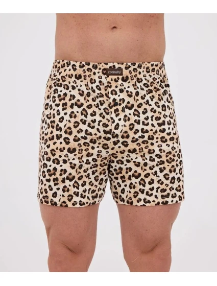 Dámské boxerky Classic béžová vzor model 21796511 - Cornette Dámské boxerky Classic béžová vzor model 21796511 - Cornette