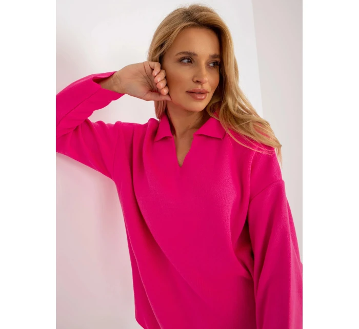 Dámsky sveter LC SW 2261 .00P fluo pink - FPrice