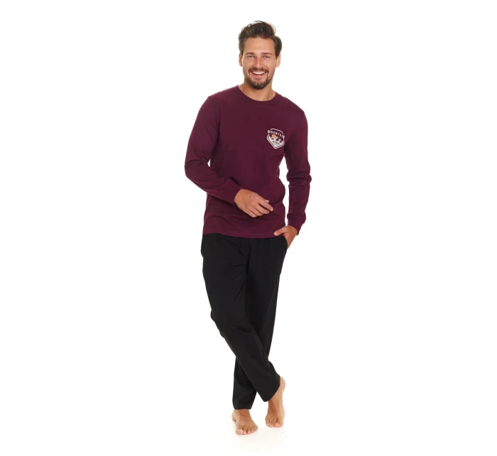 Pánske pyžamo 7139 víno plus - Doctornap Pánske pyžamo 7139 víno plus - Doctornap