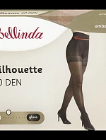 SILHOUETTE 40 DEN tvarovacie pančuchy bez zosilneného sedu - BELLINDA - jantárové