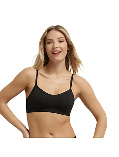 Dámská bezešvá podprsenka DIM INVISIBLE MICRO BRALETTE - DIM - černá