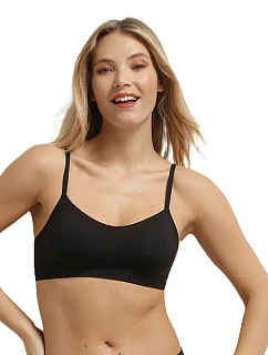 Dámská bezešvá podprsenka DIM INVISIBLE MICRO BRALETTE - DIM - černá
