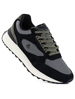 Pánske čierne kožené športové topánky Mcrthur MA254