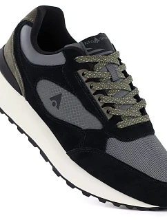 Pánske čierne kožené športové topánky Mcrthur MA254