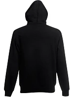 Fruit of the Loom Classic Hooded Sweat Jacket Mikina s kapucňou 16.2062 čierna Fruit of the Loom Classic Hooded Sweat Jacket Mikina s kapucňou 16.2062 čierna