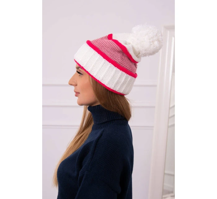 Kinga dámská čepice K297  růžová model 18751263 - K-Fashion