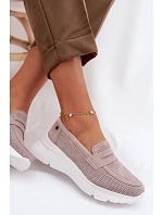 Dámské mokasíny z přírodního semiše na platformě Vinceza Béžové