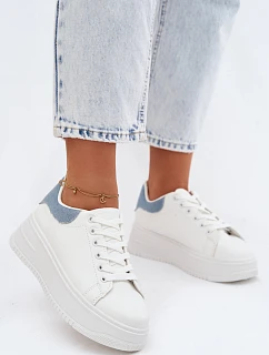 Dámské tenisky na platformě z umělé kůže model 22107415 - Boto