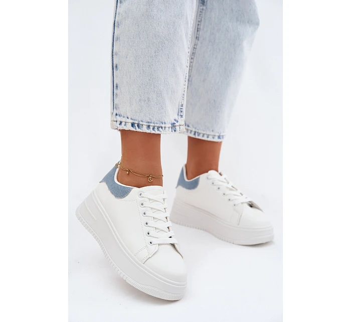 Dámské tenisky na platformě z umělé kůže model 22107415 - Boto