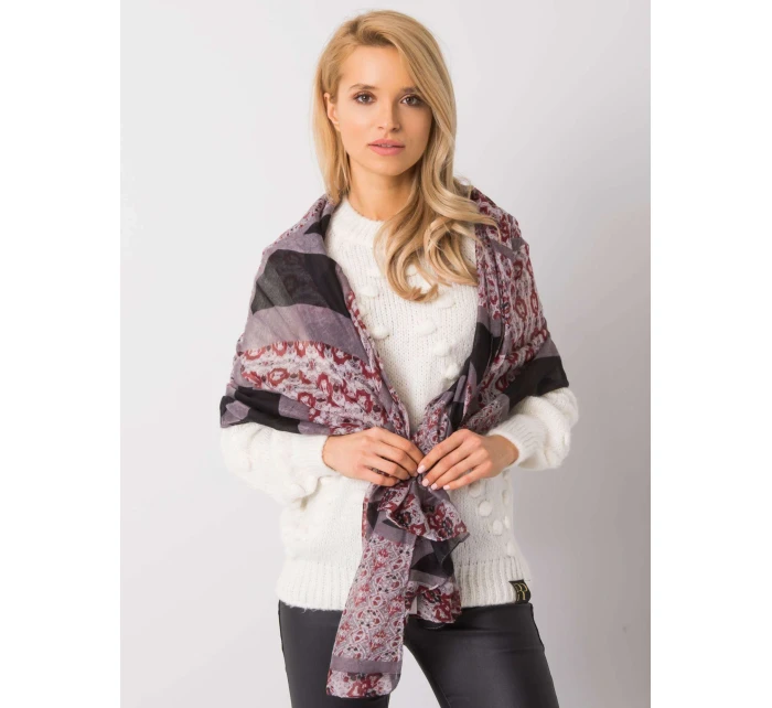 Šátek AT CH model 14841836 3 tmavě šedý - FPrice Šátek AT CH model 14841836 3 tmavě šedý - FPrice