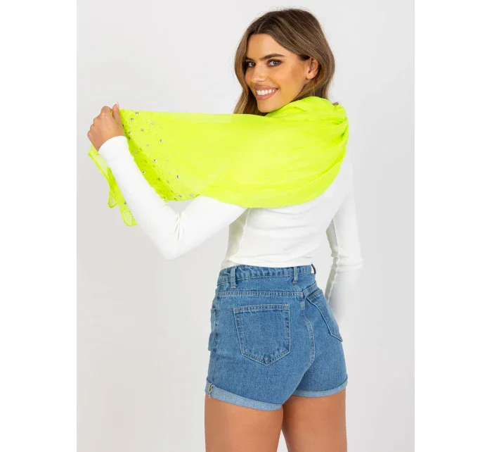 Dámska šatka AT CH LA12813 fluo yellow