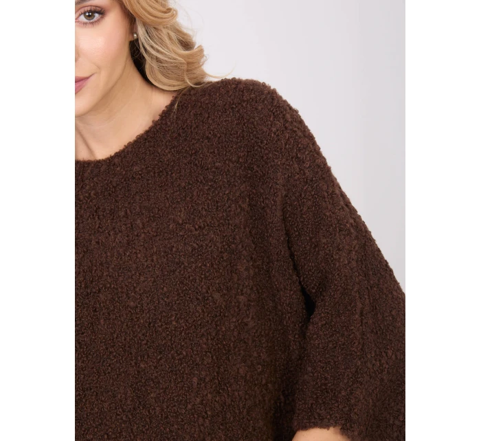 Jumper CH SW 72996.26 tmavohnedý Jumper CH SW 72996.26 tmavohnedý