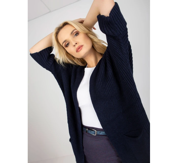 Dámsky sveter LO SW LK 3002 kardigan.98P tmavo modrý Dámsky sveter LO SW LK 3002 kardigan.98P tmavo modrý