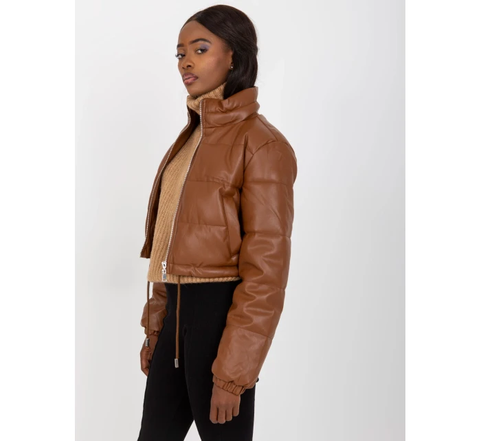 Dámsky kabát NM KR D2 3820 hnedý