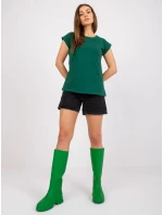 Tričko RV TS 4833.28P tmavo zelená