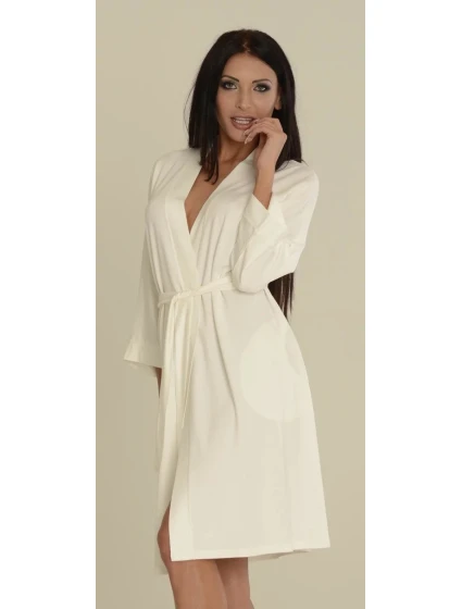 Dámsky župan VISA 549 Ecru - DE LAFENSE Dámsky župan VISA 549 Ecru - DE LAFENSE