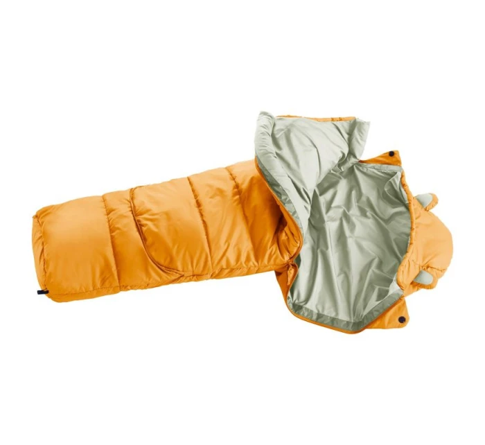 Detský spací vak Deuter Little Star (95 - 130 cm) - jantárový/kostený