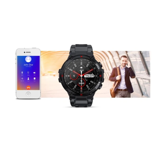 GIEWONT Black GW430-1 smart hodinky GIEWONT Black GW430-1 smart hodinky