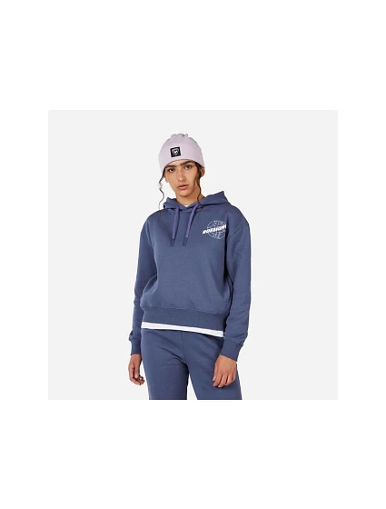 Dámska mikina ROSSIGNOL W WATERFALL H RELAX SWEATSHIRT modrá dámska
