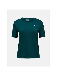 Dámske tričko PEAK PERFORMANCE W Wool-Blend Shortsleeve, zelené