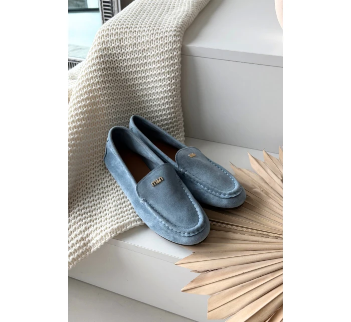 Dámské s malým zlatým detailem modré model 21900417 - Boto Dámské s malým zlatým detailem modré model 21900417 - Boto