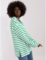 Blúzka LK BZ 509314.83 biela a zelená Blúzka LK BZ 509314.83 biela a zelená