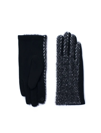Rukavice model 19007126 Soft Black - Art of polo Rukavice model 19007126 Soft Black - Art of polo