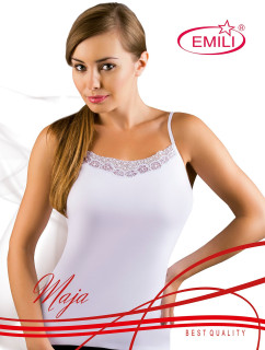 Bílá dámská košilka Emili Maja S-XL