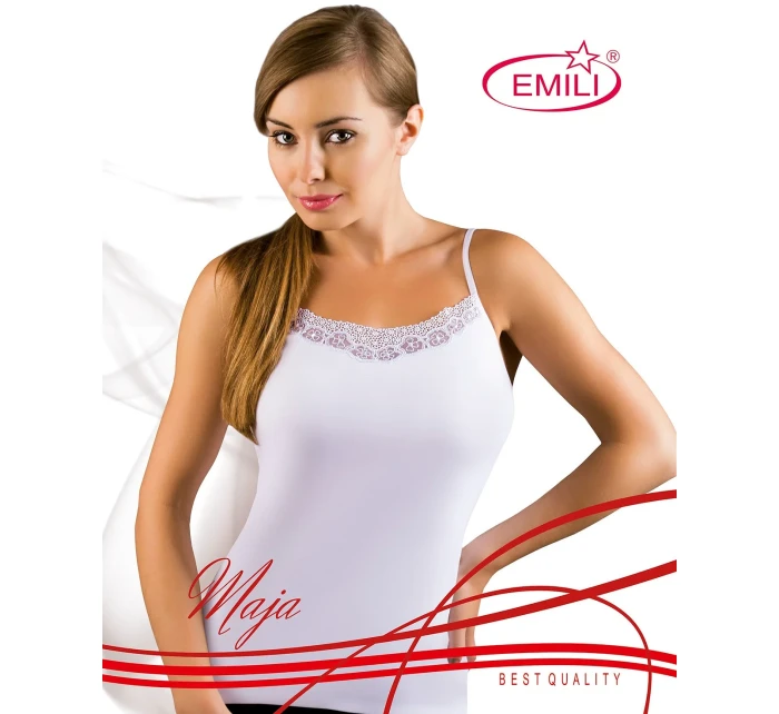 Bílá dámská košilka Emili Maja S-XL
