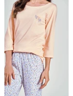 Dámské pyžamo 3/4 SXL Z25 model 20213207 - Taro Dámské pyžamo 3/4 SXL Z25 model 20213207 - Taro