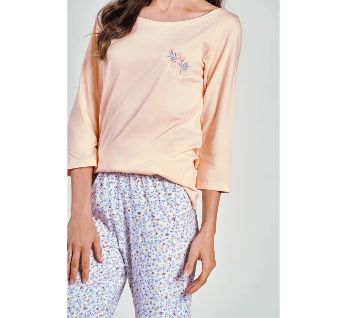 Dámské pyžamo 3/4 SXL Z25 model 20213207 - Taro Dámské pyžamo 3/4 SXL Z25 model 20213207 - Taro